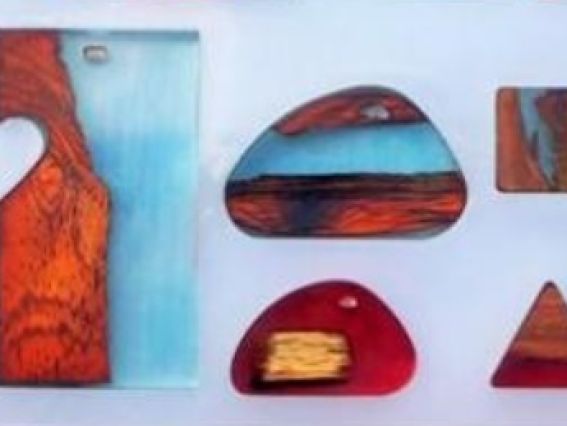 СЛ-01 Набір силіконових форм для епоксідної смоли , форми створення прикрас, кабошонів, браслетів