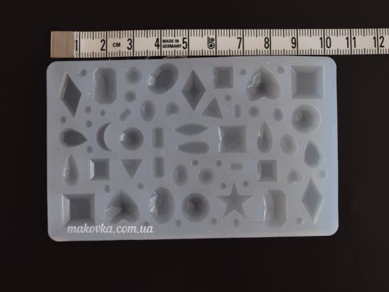 СЛ-01 Набір силіконових форм для епоксідної смоли , форми створення прикрас, кабошонів, браслетів