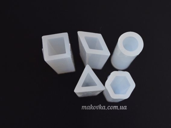 СЛ-01 Набір силіконових форм для епоксідної смоли , форми створення прикрас, кабошонів, браслетів