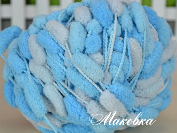 Пампушки Modo Almond голубой меланж