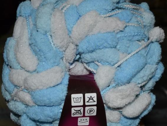 Пампушки Modo Almond голубой-белый