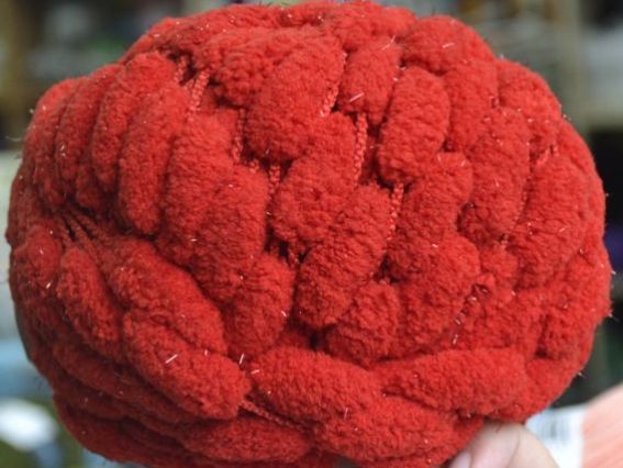 Пампушки Modo Almond красный с люрексом