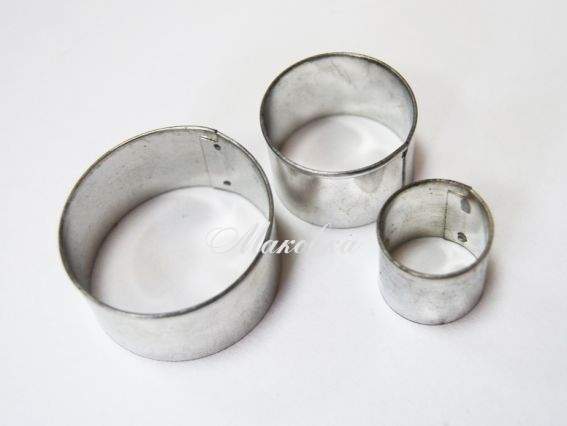 Набор форм (каттеров) Круглые 3 шт., D.K. Art & Craft