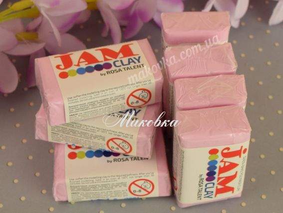Пластика запекаемая Jam Clay Розовый кварц, №500