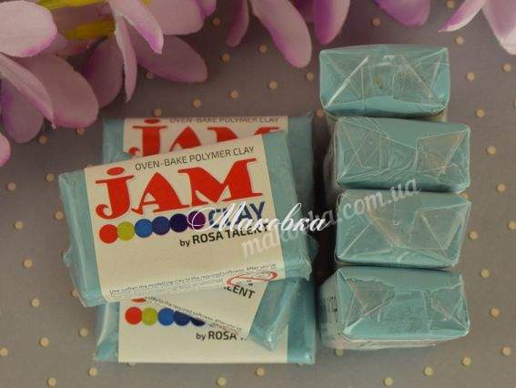 Пластика запекаемая Jam Clay Небесно-голубой, №607