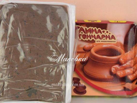 Глина для моделирования гончарная, 500 г, темно-коричневая  950521, 1 вересня Глина для моделирования гончарная, 500 г, темно-коричневая  950521, 1 вересня