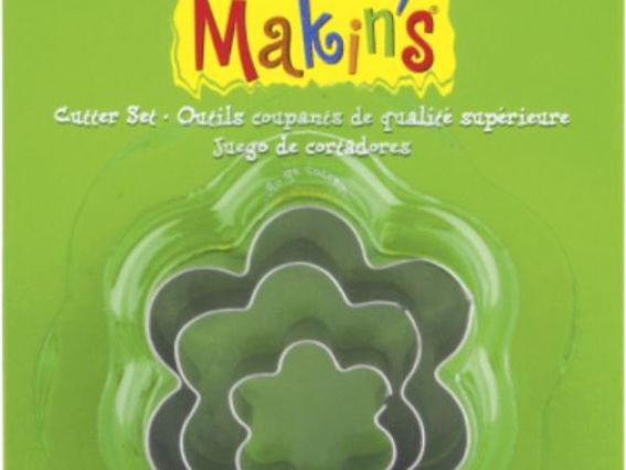 Набор металлических форм (каттеров) Цветок, 3 шт/уп, Makins Набор металлических форм (каттеров) Цветок, 3 шт/уп, Makins