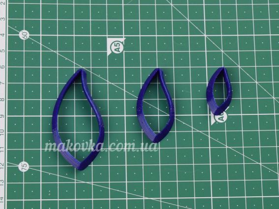 Форми для вирізання (вирубки) з глини Набір №141, Арт-0141, 3 шт