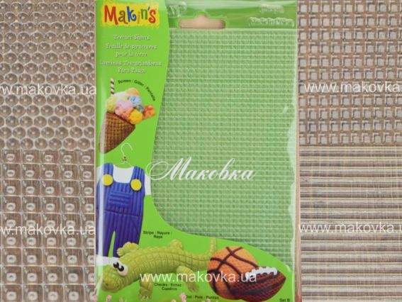 Текстурные листы Орнамент-2, Makins, set B, набор 4 листа (мелкие текстуры)