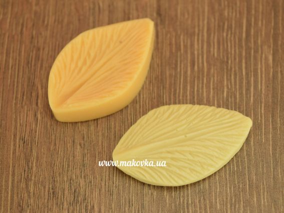 Набор молд и вайнер Лепесток лилии маленький широкий 05.04, размер 5,5х3,2 см