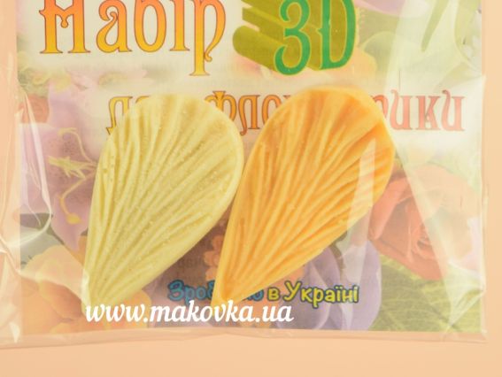 Молд и вайнер в наборе Лепесток универсальный 02.02, размер 5,5х2,8 см   Чудесина