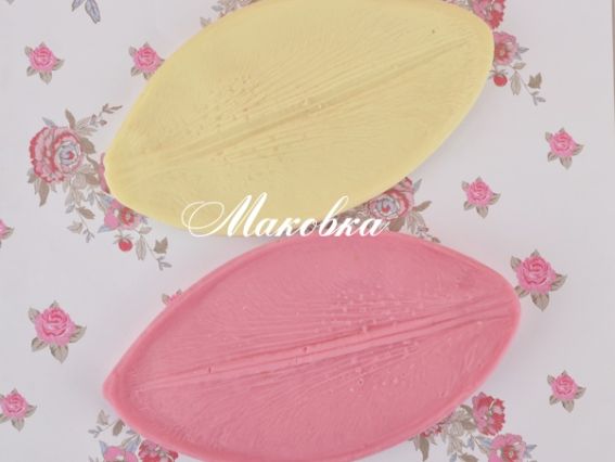 Набор молд и вайнер Лепесток лилейных широкий, 05.01, 11х6 см