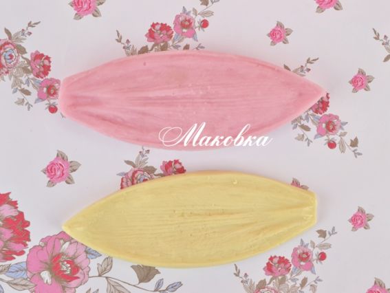 Набор молд и вайнер Лепесток лилейных узкий, 05.02, 11х4 см