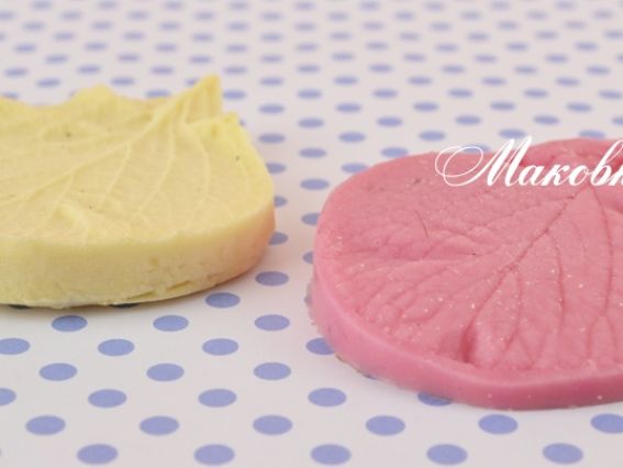 Набор молд и вайнер 06.01 Лист круглый , размер 5,5х6,5 см Чудесина