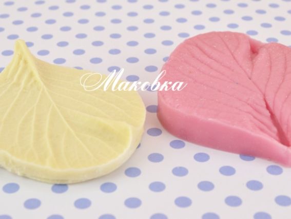 Набор молд и вайнер 06.02 Лист круглый , размер 5,5х6 см Чудесина