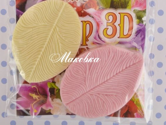 Набір молд і вайнер 11.02 Листочок Орхідея Каттлея , розмір 6х4,5 см Чудесіна