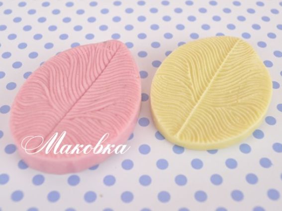 Набор молд и вайнер лист Орхидея каттлея 11.02, размер 6х4,5 см