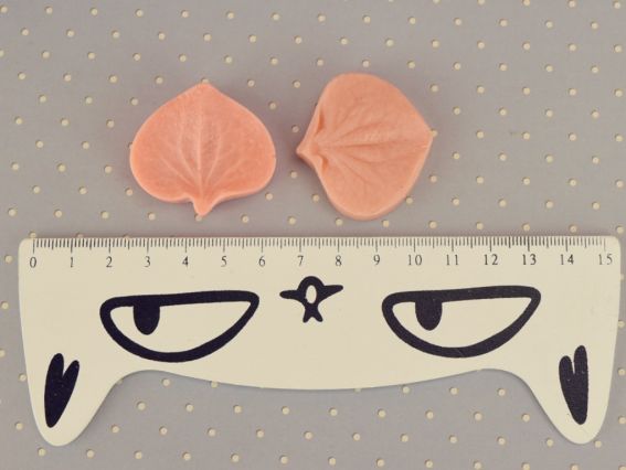 Молд и вайнер в наборе 19.01 Лепесток Гортензии , размер 3,5х3,8см Чудесина