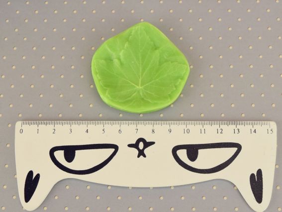 Форма Молд Листочок Смородини, 49.01, розмір 6х6см, Чудесіна