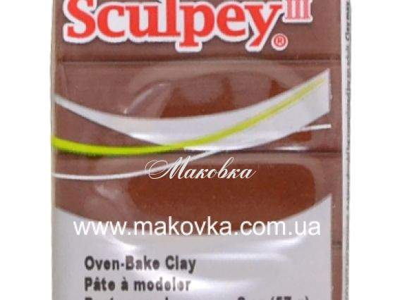 Пластика Sculpey III 57г, Шоколадная 053 Пластика Sculpey III 57г, Шоколадная 053
