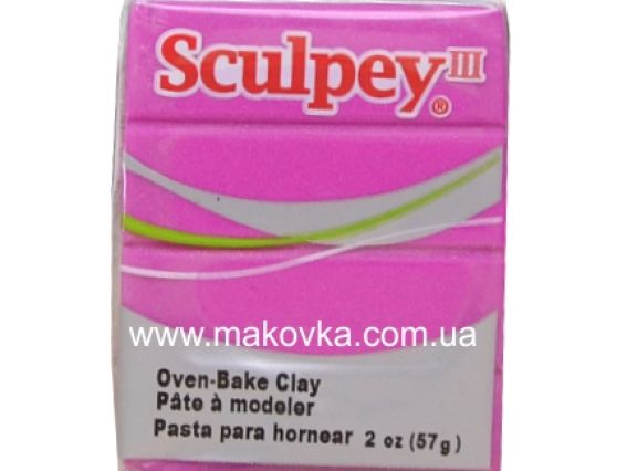Пластика Sculpey III 57г, Фуксия перламутровая 1112 Пластика Sculpey III 57г, Фуксия перламутровая 1112