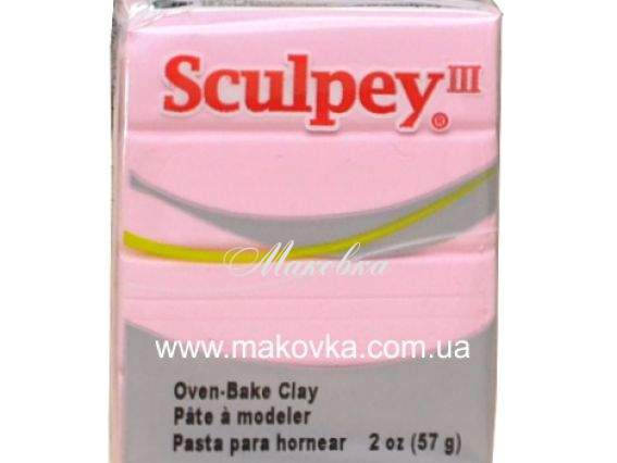 Пластика Sculpey III 57г, Бледно-розовая 1209 Пластика Sculpey III 57г, Бледно-розовая 1209