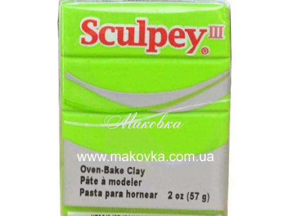Пластика Sculpey III 57г, Светло-зеленая 1629