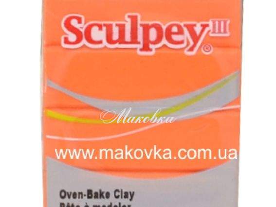Пластика Sculpey III 57г, Оранжевая 1634 Пластика Sculpey III 57г, Оранжевая 1634