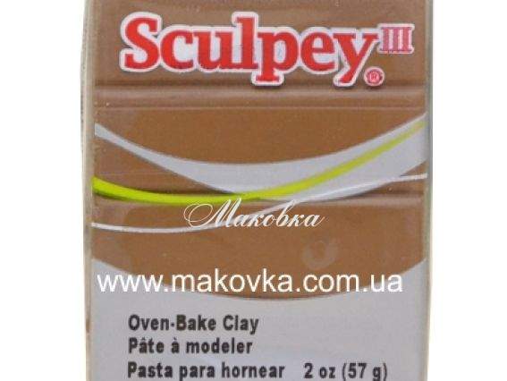 Пластика Sculpey III 57г, Коричневая 1657 Пластика Sculpey III 57г, Коричневая 1657