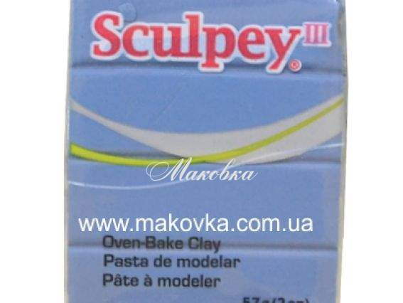 Пластика Sculpey III 57г, Синяя Деним 1668 Пластика Sculpey III 57г, Синяя Деним 1668