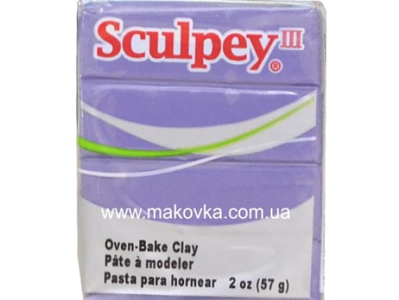 Пластика Sculpey III 57г, Синя сливовая 355 Пластика Sculpey III 57г, Синя сливовая 355