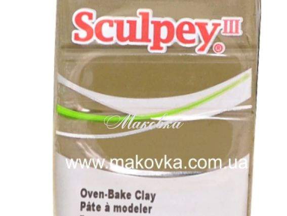 Пластика Sculpey III 57г, Зеленая болотная 360 Пластика Sculpey III 57г, Зеленая болотная 360