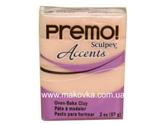 Пластика Premo Accents Sculpey PE02 5310, Полупрозрачная, 57г Пластика Premo Accents Sculpey PE02 5310, Полупрозрачная, 57г
