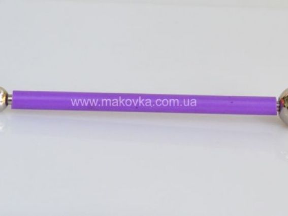 Стек металлический с шариками 16/10 мм (бульки) с резиновым покрытием ручки