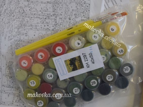 Ідейка Розпис за номерами КНО2297 Пейзаж Подорож до Тоскани 