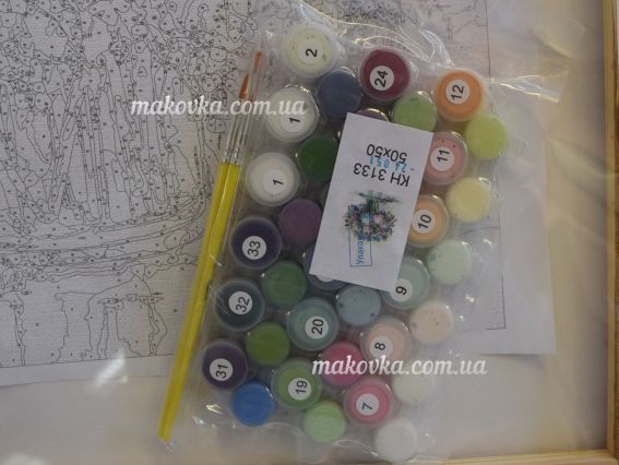 Ідейка Розпис за номерами КНО3133 Букети "Чаруючий букет"