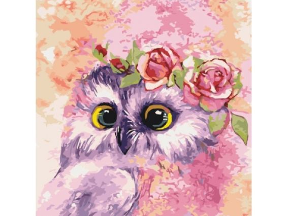 Маленький совёнок КНО 4021 Идейка картина по номерам Маленький совёнок КНО 4021 Идейка картина по номерам