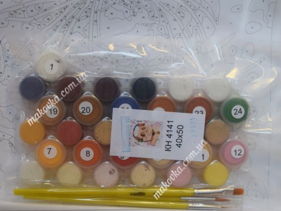 Ідейка Розпис за номерами КНО4141 Тварини. Меломан (кіт)