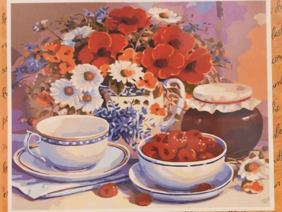 Приглашение на чай КНО 2029 Идейка картина по номерам Приглашение на чай КНО 2029 Идейка картина по номерам