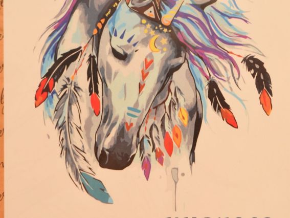 Грациозный воин КНО 4002 Идейка картина по номерам Грациозный воин КНО 4002 Идейка картина по номерам