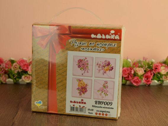 Полиптих Цветочная нежность KNP 009 Идейка картина по номерам Полиптих Цветочная нежность KNP 009 Идейка картина по номерам