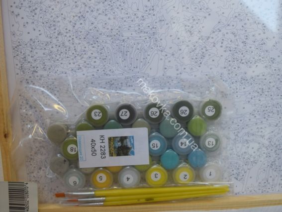 Ідейка Розпис за номерами КНО2283 Пейзаж. Гірський водограй