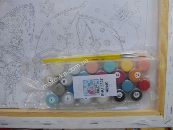 Ідейка Розпис за номерами КНО2327 Діти. Маленькі помічники (гноми)