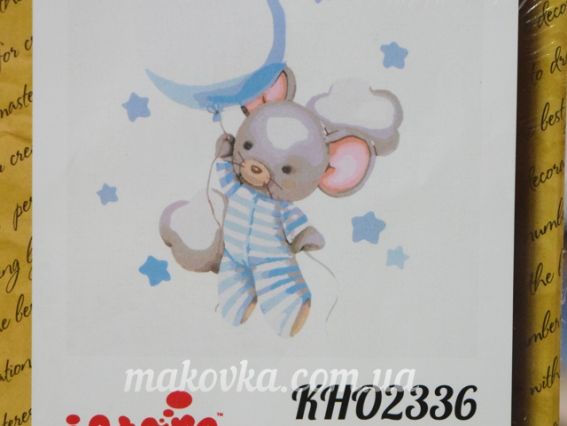 Ідейка Розпис за номерами КНО2336 Подорож до зірок 30*30см