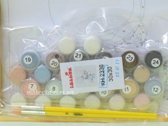 Ідейка Розпис за номерами КНО2336 Подорож до зірок 30*30см