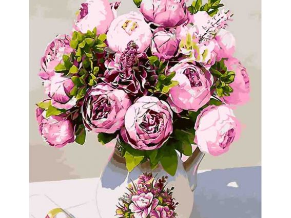 Букеты. Сладкий аромат пионов КНО3027 Идейка картина по номерам Букеты. Сладкий аромат пионов КНО3027 Идейка картина по номерам