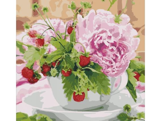 Ароматное утро КНО 3086 Идейка картина по номерам Ароматное утро КНО 3086 Идейка картина по номерам