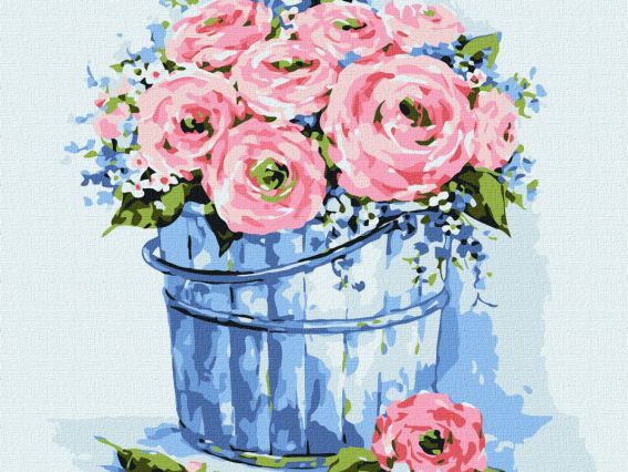 Ідейка Розпис за номерами КНО3126 Букети Букет елегантних троянд