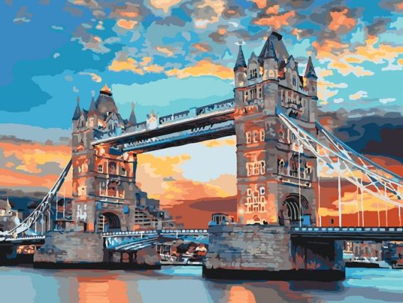 Лондонский мост КНО3515 Идейка картина по номерам Лондонский мост КНО3515 Идейка картина по номерам