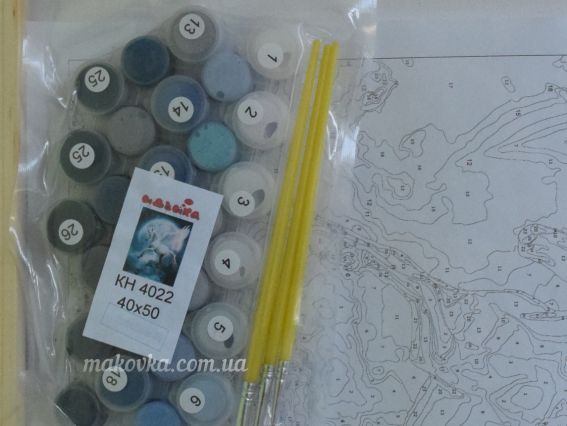 Ідейка Розпис по номерах КНО4022 Тварини, птахи. Сузірря Єдинорога